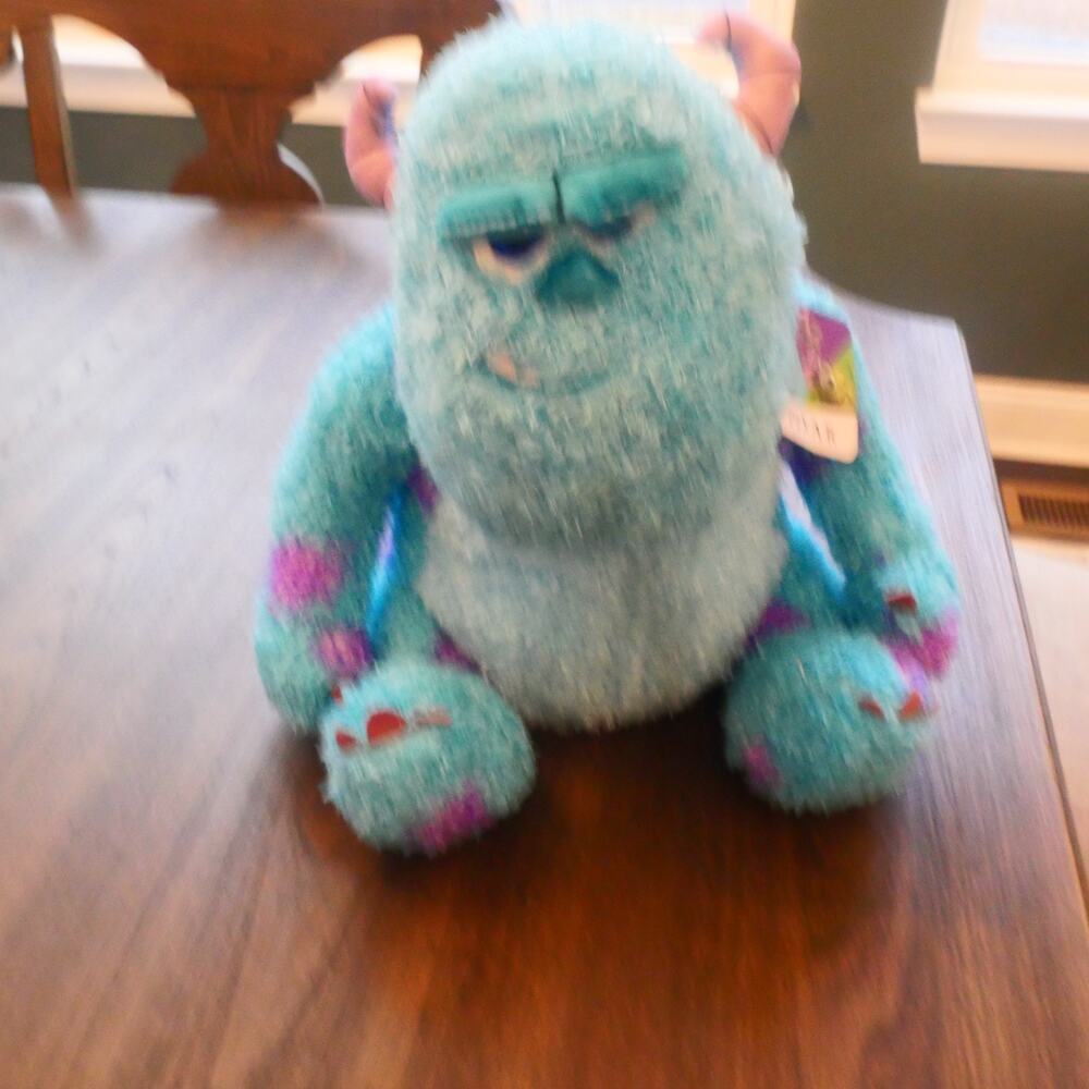NEW Franco Monsters Inc. Sully Fuzzy Plush Pillow Buddy 2.5 LBS WEIGHTED 12.5" - Picture 7 of 9